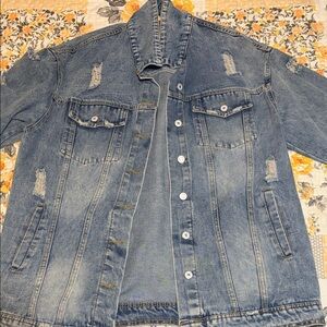 Unique Vintage Blue Jean Jacket